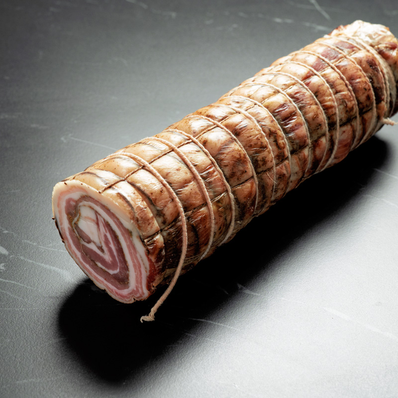 Pancetta arrotolata